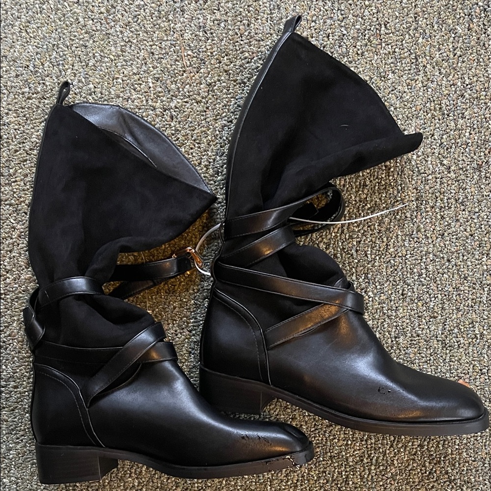 NTW Black mid calf  Boots NEW